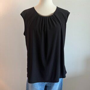 Kasper black Sleeveless blouse Size 12/Large